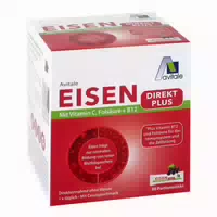 Eisen Direkt Plus Vitamin C Folsã¤ure B12 Pulver