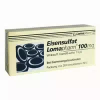 Eisensulfat Lomapharm 100mg 20 st Filmtabletten