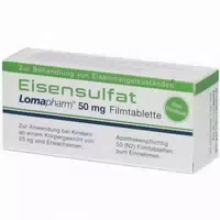 Eisensulfat Lomapharm 50mg 50 St Filmtabletten