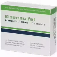 Eisensulfat Lomapharm 50mg 20 st Filmtabletten