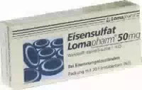 Eisensulfat Lomapharm 50mg 20 St Filmtabletten