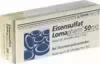 Eisensulfat Lomapharm 50mg 50 st Filmtabletten