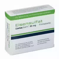 Eisensulfat Lomapharm 65mg 100 st Überzogene Tabletten