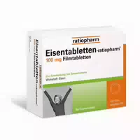 Eisentabletten Ratiopharm 100 Mg Filmtabletten 100 St
