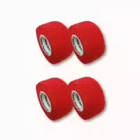 Lisacare Fingerpflaster 2,5cm X 4,5m 4er Set Rot 4 st