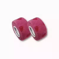Lisacare Fingerpflaster 2,5cm X 4,5m 2er Herzen Rosa 2 st