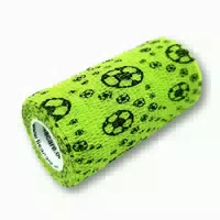 Lisacare Kohäsive Bandage Fußball Grün 10cm X 4,5m 1 st