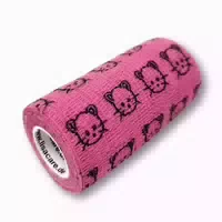 Lisacare Kohäsive Bandage Katze Rosa 10cm X 4,5m 1 st