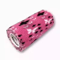 Lisacare Kohäsive Bandage Schmetterling Rosa 10cm X 4,5m 1 St