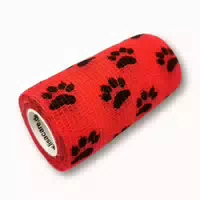 Lisacare Kohäsive Bandage Rot 10cm X 4,5m 1 st