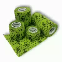 Lisacare Kohäsive Bandagen 2,5cm 10cm Fußball Grün