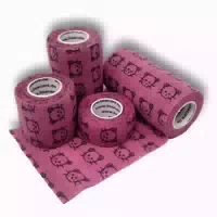 Lisacare Kohäsive Bandagen 2,5 10cm Schmetterlinge Rosa