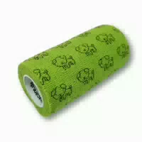 Lisacare Kohäsive Bandage Hund Grün 10cm X 4,5m 1 St