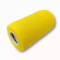Lisacare Kohäsive Bandage Pfote Gelb 10cm X 4,5m 1 St