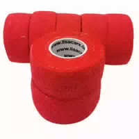Lisacare Latexfreie, Kohäsive Fingerpflaster 2,5cm Rot 7 St