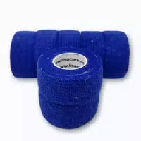 Lisacare Latexfreie, Kohäsive Fingerpflaster 2,5cm Blau 7 st