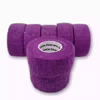 Lisacare Latexfreie, Kohäsive Fingerpflaster 2,5cm Lila 7 St
