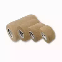 Lisacare Pflasterverband Selbsthaftende Bandagen Beige 4 st