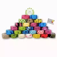Lisacare Selbstklebende Fingerpflaster Farbmix 2,5cmx4,5m