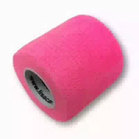 Lisacare Selbstklebender Verband Neonpink 5cm X 4,5cm 1 St