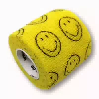 Lisacare Selbstklebender Verband Smiley Gelb 5cm X 4,5cm 1 St