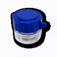 Lisacare Tabletten Mörser 5cm X 4,5cm Pillencrusher Blau 1 st