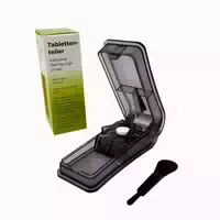 Lisacare Tablettenteiler Tablettenscheider Schwarz 1 St