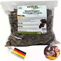 Wepo Rinderlunge für Hunde Hunde Leckerlis 1 kg