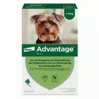 Advantage Spot On 400 Gegen Flöhegroße Hunde 1x4 St
