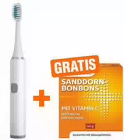 Elektrische Zahnbürste Inkl 4 Bürstenaufsätze Salbei Bonbons Zuckerfrei Medibond Gratis