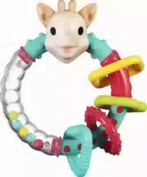 Elements For Kids Gmbh eine Rassel und ein Beissring in Einemleuchtende Farben Wecken die Aufmerksam