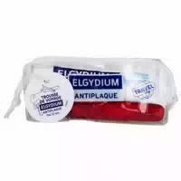 Elgydium Adult Anti Plaque Reisetasche Farbe: Rot