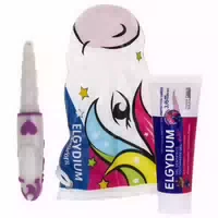 Elgydium Reiseetui Einhorn 3 6 Jahre Farbe: Violett