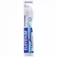 Elgydium Whitening Zahnbürste White Teeth Medium Farbe: Blau