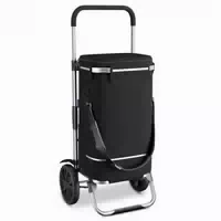 Eloneo Einkaufstrolley Treppensteiger Mit Kühlfunktion, 43 L, Abnehmbarer Tasche Mit Schultergurt