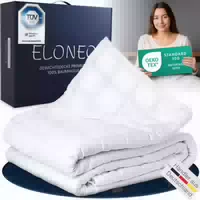 Eloneo Gewichtsdecke 9kg – Oeko Tex Zertifizierte Baumwolle, Entspannungs & Anti Stress Decke