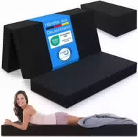 Eloneo Klappmatratze 15 cm Dick, Waschbar, Versch Größen & Farben, Geeignet für Hausstauballergiker