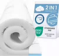 Eloneo Topper H2 H3, 7cm Hoch, Visko Gelschaum, Wendefunktion, Schadstoffgeprüft, Waschbar