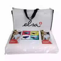 Elsa Nackenkissen 50x11cm mit Baumwollbezug – Ergonomisch & Waschbar