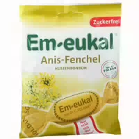 Em Eukal Anis Fenchel Zuckerfrei 75 g Bonbons