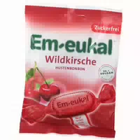 Em Eukal Wildkirsche Hustenbonbons Zuckerfrei 50 g Bonbons