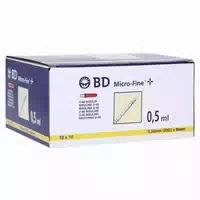 Bd Micro Fine Insulinspritze 0,5 Ml U40 100x0,5 Ml