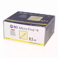 Bd Micro Fine Insulinspritzen 0,5 ml U40 8 mm 100x0 5 ml Spritzen