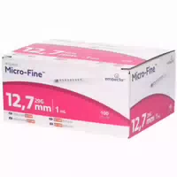 Embecta Micro Fine U100 Insulinspritze 1 ml 29g 100 Stück