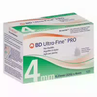 Bd Ultra Fine Pro Pen Nadeln 4 Mm 32 G 105 St Kanüle