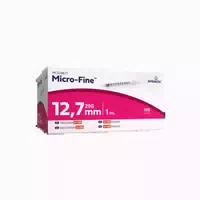 Micro Fine Insulinspritze 1 ml U100 12,7 mm 100 st
