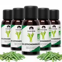 Emma Grün Ätherisches Bio Zitronengrasöl Naturrein & Hochdossiert