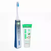 Emmi Dent Platinum Ultraschallzahnbürste Basis Set Blau