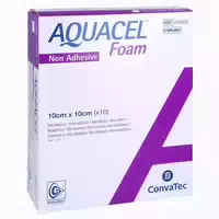 Aquacel Foam Nicht Adhäsiv 10x10 Cm Verband 10 St