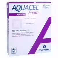 Aquacel Foam Adhäsiv 12,5x12,5 cm Verband 10 st Verband